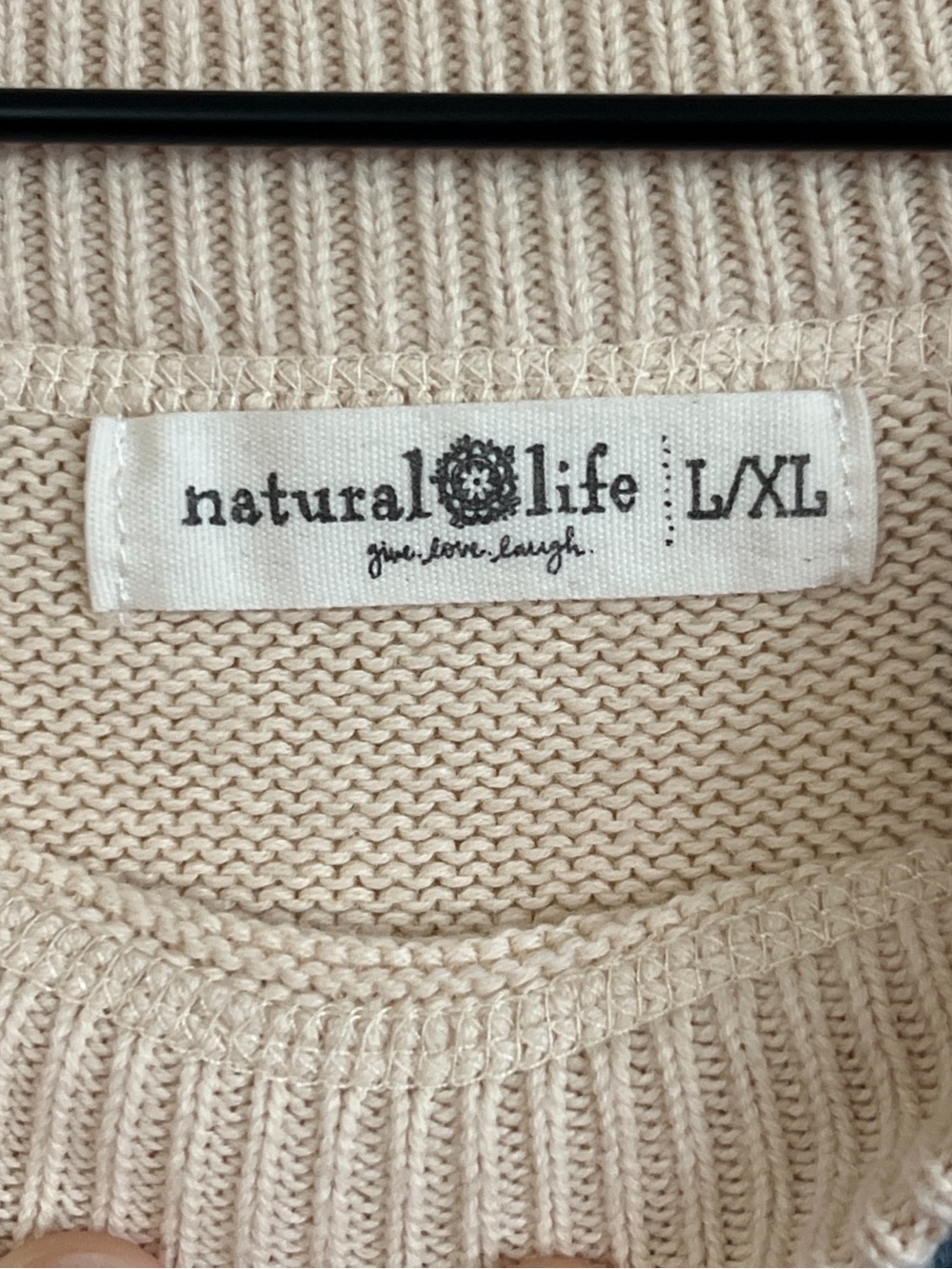 Natural Life Taylor Sunset Oversized Cotton Crewneck Sweater L/XL Tie Dye Boho - Picture 7 of 9